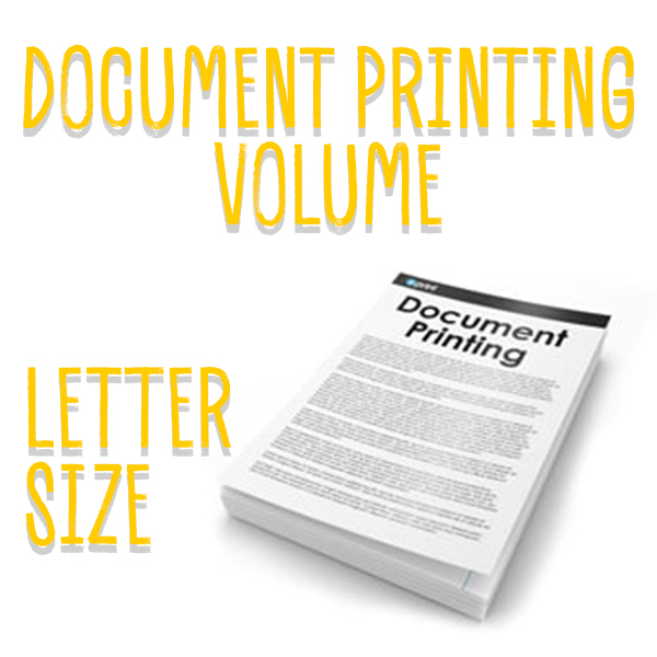 Document Print - Bulk - Letter